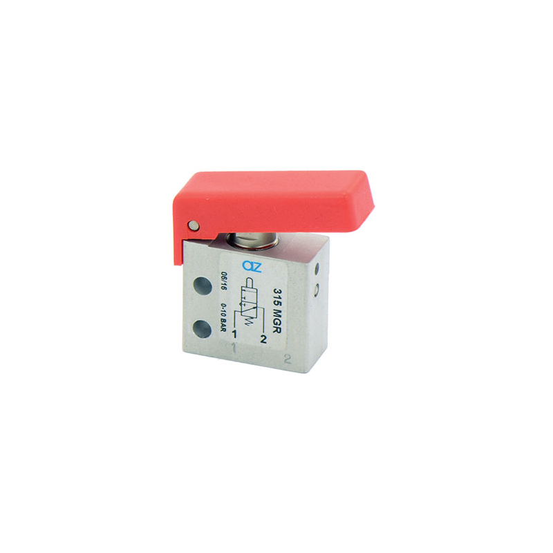 Microventil 3/2 NO - 315 MGR  filet M5 cu parghie rosie