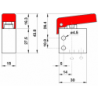 Microventil 3/2 NO - 315 MGR  filet M5 cu parghie rosie