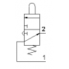 Microventil 3/2 NA - 315 MGG UL filet M5  cu parghie galbena