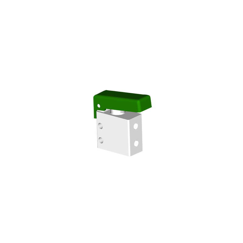 Microventil 3/2 NO - 315 MGV UL filet M5 cu parghie verde