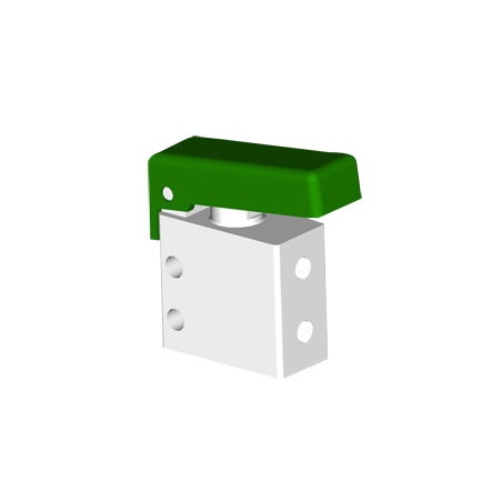 Microventil 3/2 NO - 315 MGV UL filet M5 cu parghie verde