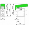 Microventil 3/2 NO - 315 MGV UL filet M5 cu parghie verde