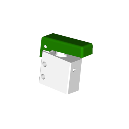 Microventil 3/2 NO - 315 MGV filet M5 cu parghie verde