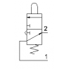 Microventil 3/2 NO - 315 MGN UL filet M5 cu parghie neagra