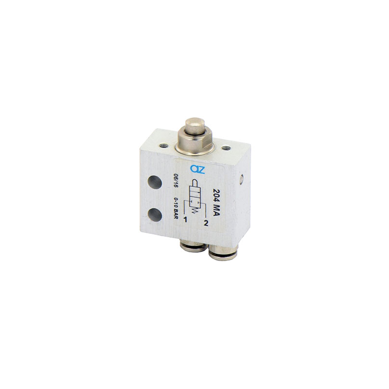 Microventil 2/2 NC - 204 MA  push-in tub Ø4 cu tija