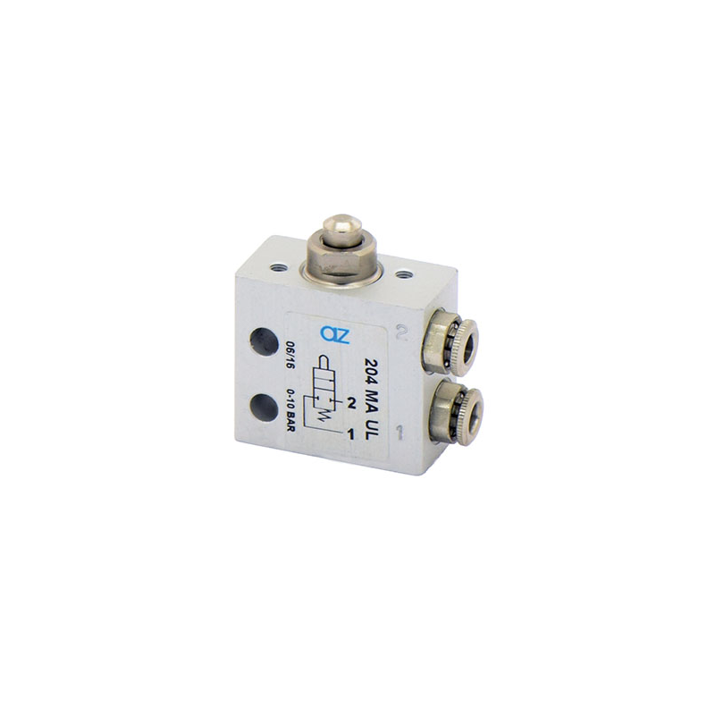 Microventil 2/2 NC - 204 MA UL  push-in tub Ø4 cu tija