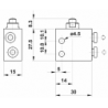 Microventil 2/2 NC - 204 MA UL  push-in tub Ø4 cu tija
