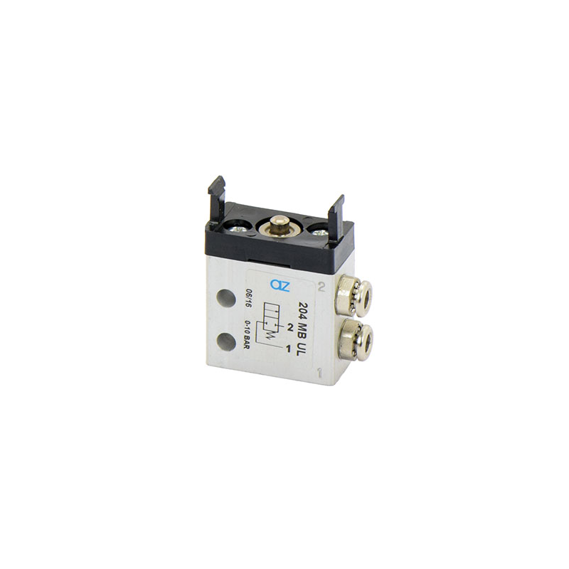 Microventil 2/2 NC - 204 MB UL push-in tub Ø4