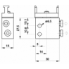 Microventil 2/2 NC - 204 MB UL push-in tub Ø4