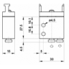 Microventil 2/2 NC - 204 MB push-in tub Ø4