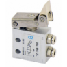 Microventil 2/2 NC - 204 MS UL cu levier unidirectional , push-in tub Ø4