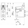 Microventil 2/2 NC - 204 MS UL cu levier unidirectional , push-in tub Ø4
