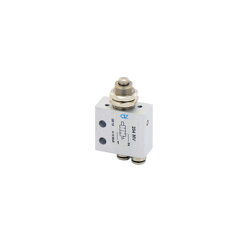 Microventil 2/2 NC - 204 MV cu Prindere Panou push-in tub Ø 4