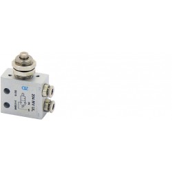Microventil 2/2 NC - 204 MV UL cu tija si prindere panou , push-in tub Ø4