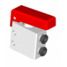 Microventil 2/2 NC - 204 MGR UL push-in tub Ø4 cu parghie rosie