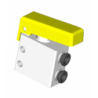 Microventil 2/2 NC - 204 MGG UL push-in tub Ø4 cu parghie galbena
