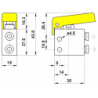 Microventil 2/2 NC - 204 MGG UL push-in tub Ø4 cu parghie galbena