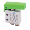 Microventil 2/2 NC - 204 MGV  push-in tub Ø4 cu parghie verde