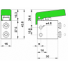 Microventil 2/2 NC - 204 MGV UL push-in tub Ø4 cu parghie verde