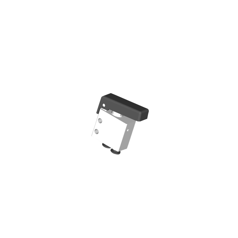 Microventil 2/2 NC - 204 MGN push-in tub Ø4 cu parghie neagra