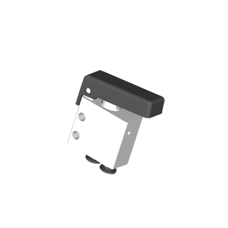 Microventil 2/2 NC - 204 MGN push-in tub Ø4 cu parghie neagra