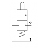 Microventil 2/2 NC - 205 MA UL filet M5 cu tija