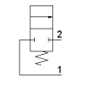 Microventil 2/2 NC - 205 MB UL filet M5