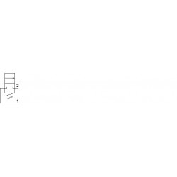 Microventil 2/2 NC - 205 MB UL filet M5