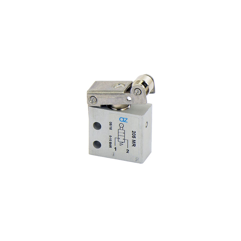 Microventil 2/2 NC - 205 MR cu levier si rola filet M5