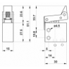 Microventil 2/2 NC - 205 MS cu levier unidirectional , filet M5