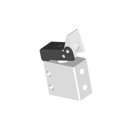 Microventil 2/2 NC - 205 MS UL cu levier unidirectional , filet M5
