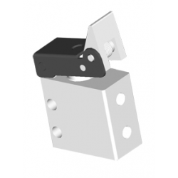 Microventil 2/2 NC - 205 MS UL cu levier unidirectional , filet M5