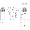 Microventil 2/2 NC - 205 MV cu tija , prindere panou filet M5