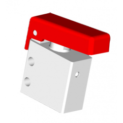 Microventil 2/2 NC - 205 MGR filet M5 cu parghie rosie