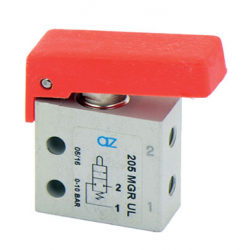 Microventil 2/2 NC - 205 MGR UL filet M5 cu parghie rosie