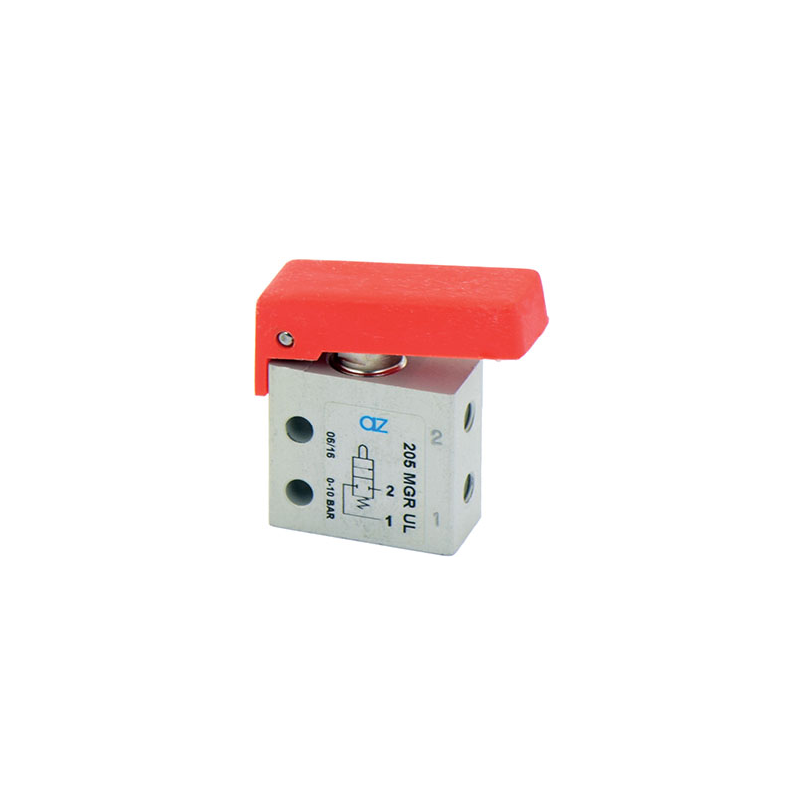 Microventil 2/2 NC - 205 MGR UL filet M5 cu parghie rosie