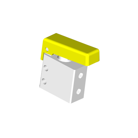 Microventil 2/2 NC - 205 MGG UL filet M5 cu parghie galbena
