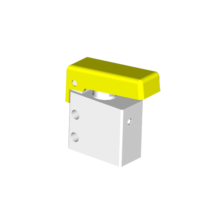 Microventil 2/2 NC - 205 MGG filet M5 cu parghie galbena