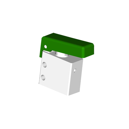 Microventil 2/2 NC - 205 MGV filet M5 cu parghie verde