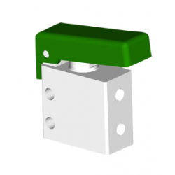 Microventil 2/2 NC - 205 MGV UL filet M5 cu parghie verde