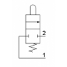 Microventil 2/2 NC -205 MGN UL filet M5 cu parghie neagra