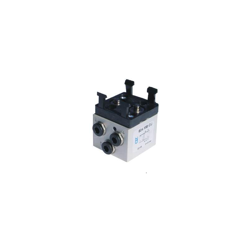 Microventil 5/2 - 504 MB CU,push-in tub  Ø4