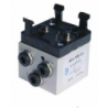 Microventil 5/2 - 504 MB CU,push-in tub  Ø4