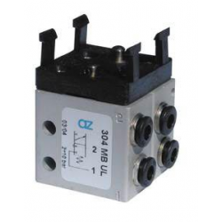 Microventil 5/2 - 504 MB UL push-in tub Ø4