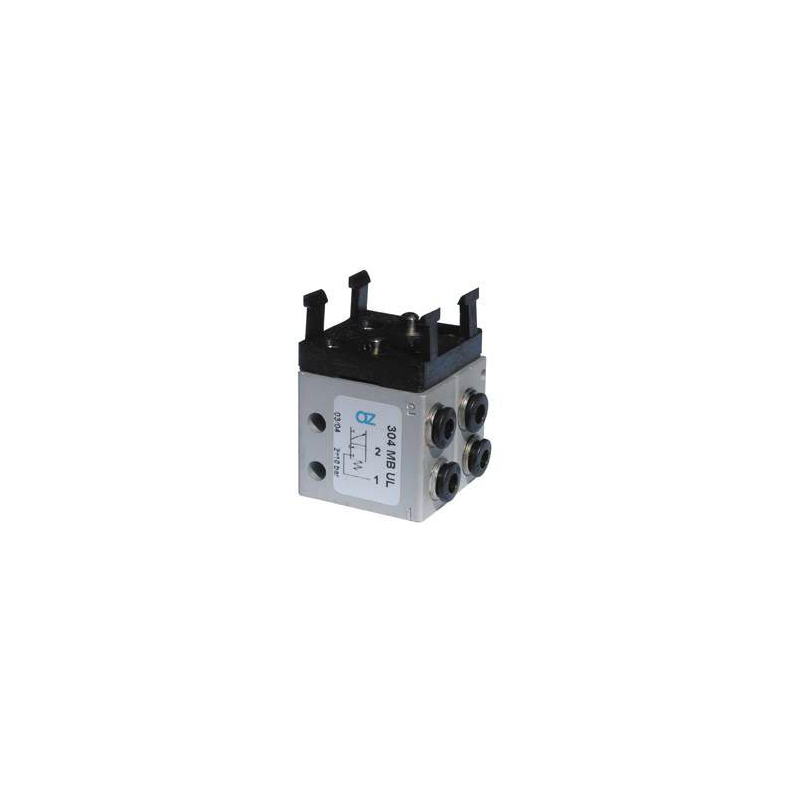 Microventil 5/2 - 504 MB UL push-in tub Ø4