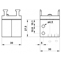 Microventil 5/2 -505 MB filet M5