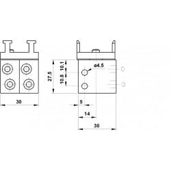 Microventil 5/2 -505 MB UL filet M5