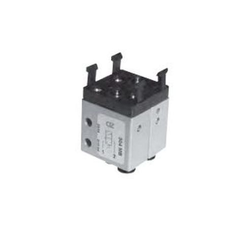 Microventil 5/3 centru deschis - 2.304 MB  push-in Ø 4