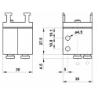Microventil 5/3 centru deschis - 2.304 MB  push-in Ø 4