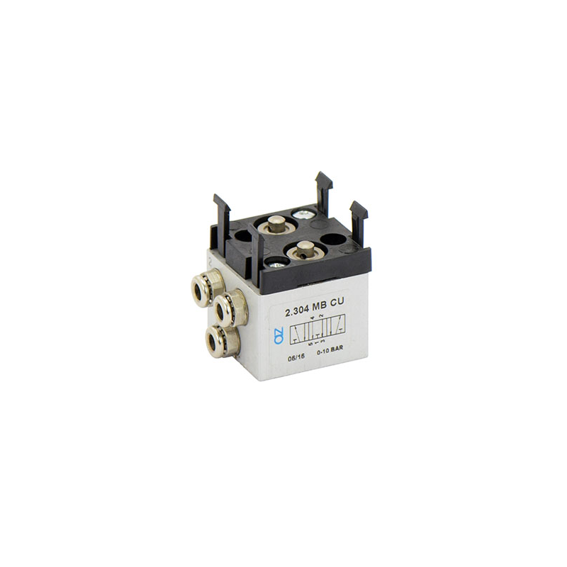 Microventil 5/3 centru deschis - 2.304 MB CU push-in Ø 4